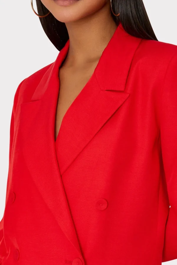 abbi_double_breasted_blaz_2-2.webp Jumpsuits & Rompers-MILLY Abbi Double Breasted Blazer Red