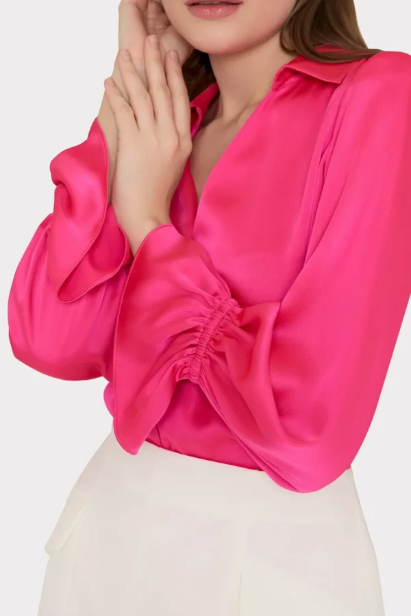 aida_satin_top_2-1.webp Tops-MILLY Aida Satin Top Milly Pink