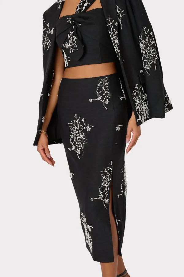 alexa_beaded_embroidery_b_2.webp Coats & Jackets-MILLY Alexa Beaded Embroidery Blazer Black