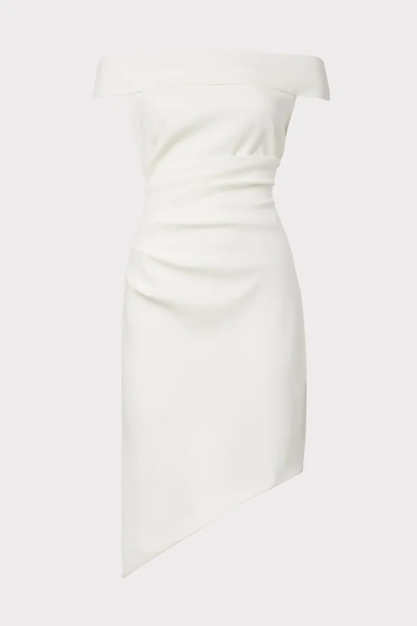 ally_cocktail_dress_0.webp Jumpsuits & Rompers-MILLY Ally Cocktail Dress Ecru