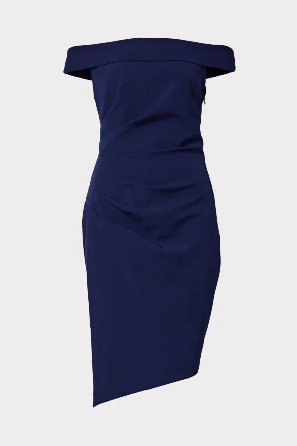 ally_cocktail_dress_0-9.webp Mini Dresses-MILLY Ally Cocktail Dress Navy