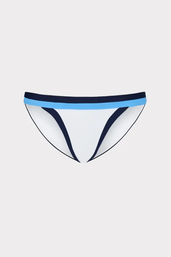 Jumpsuits & Rompers-MILLY Amalfi Color Block Bikini Bottom Navy Multi