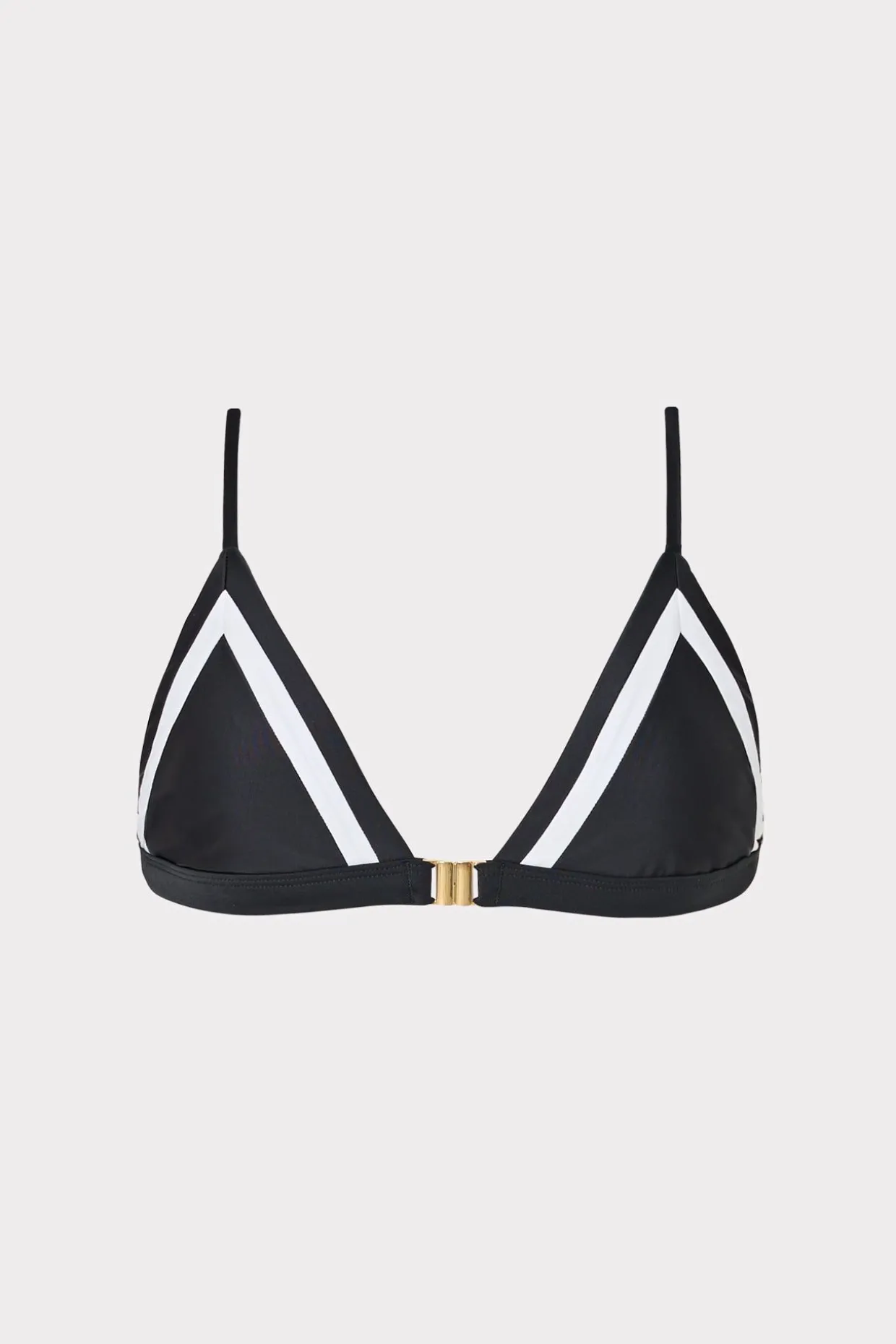 Jumpsuits & Rompers-MILLY Amalfi Color Block Bikini Top Black Multi