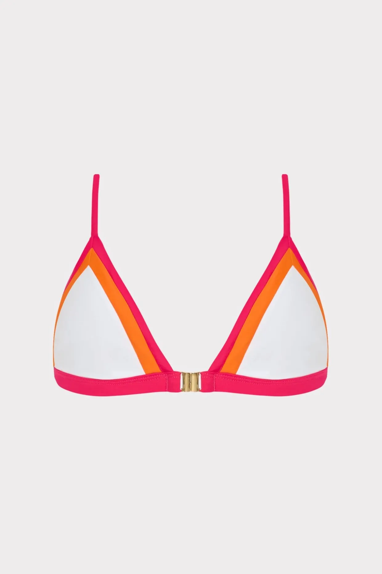 Jumpsuits & Rompers-MILLY Amalfi Color Block Bikini Top Pink Multi