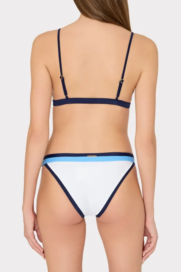 Jumpsuits & Rompers-MILLY Amalfi Color Block Bikini Bottom Navy Multi