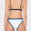 Jumpsuits & Rompers-MILLY Amalfi Color Block Bikini Top Navy Multi