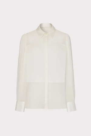 andy_satin_combo_button_u_0-3.webp Tops-MILLY Andy Satin Combo Button Up Blouse White
