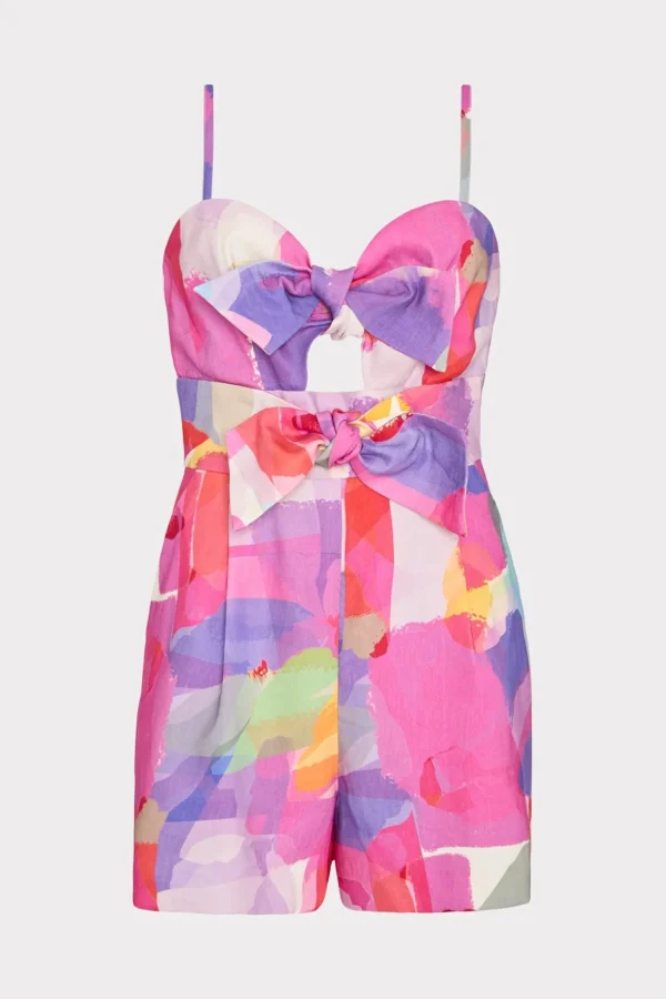 anya_rainbow_waterfall_ro_0-1.webp Jumpsuits & Rompers-MILLY Anya Rainbow Waterfall Romper Multi