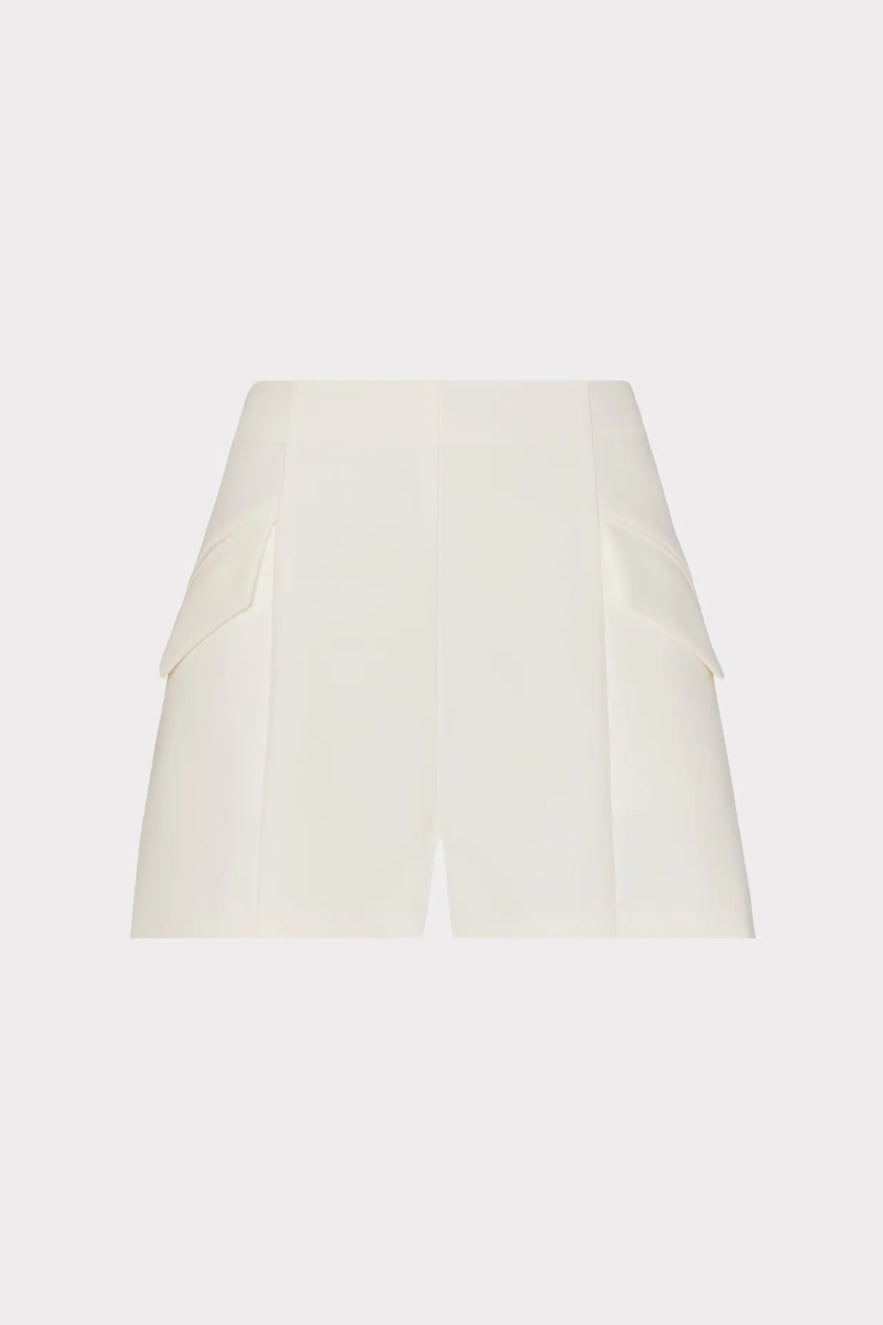Jumpsuits & Rompers-MILLY April Cady Shorts Ecru