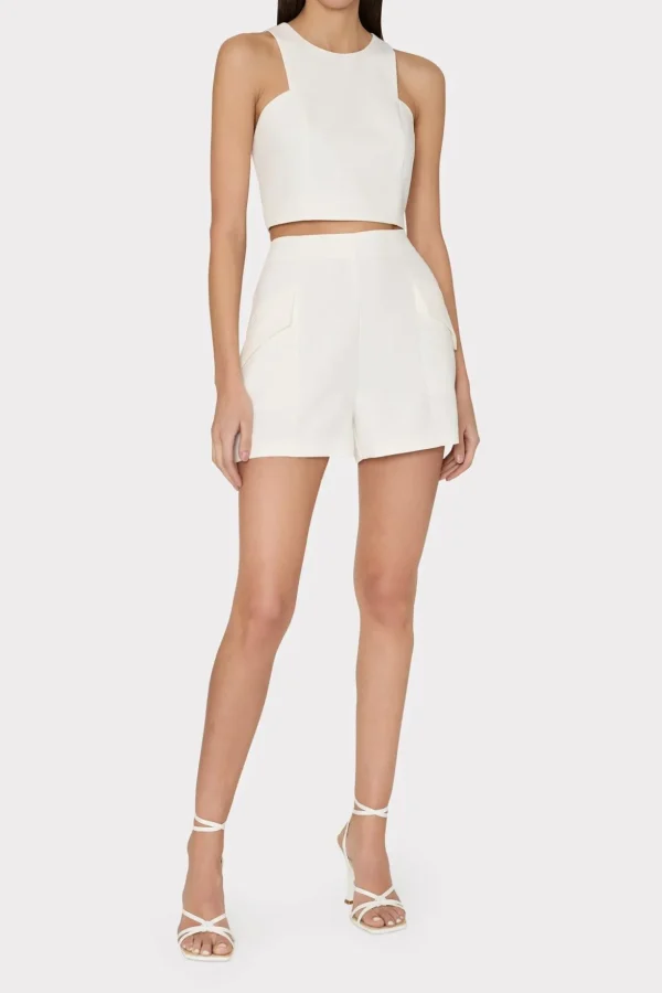 april_cady_shorts_1-2.webp Shorts-MILLY April Cady Shorts Ecru