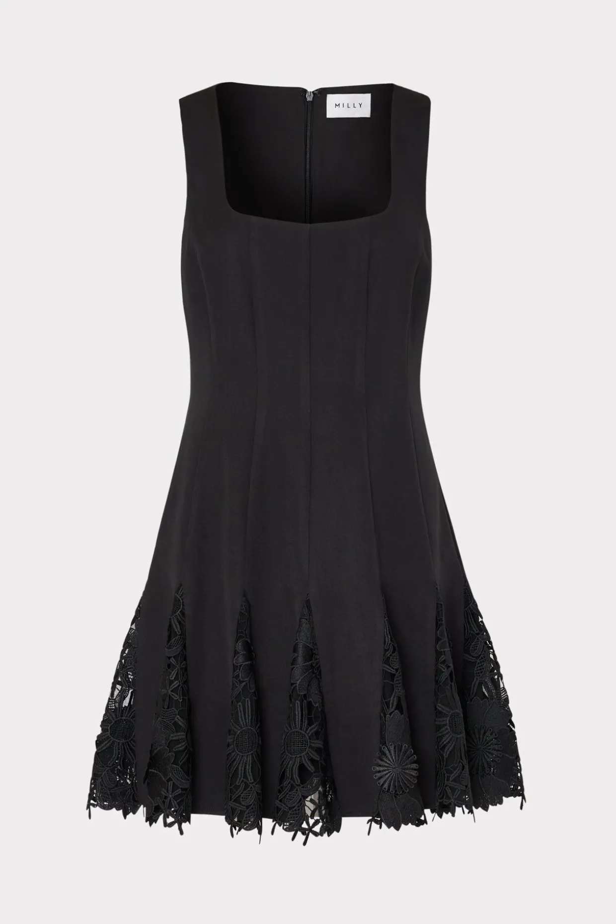 ariel_cady_d_lace_combo_d_0.webp Jumpsuits & Rompers-MILLY Ariel Cady 3D Lace Combo Dress Black