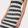 asymetrical_zig_zag_midi__3-1.webp Sweaters & Knits-MILLY Asymetrical Zig Zag Midi Dress Black/Ecru