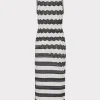 asymetrical_zig_zag_midi__4-2.webp Sundresses-MILLY Asymetrical Zig Zag Midi Dress Black/Ecru