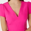 Cocktail Dresses-MILLY Atalie Cady Dress Milly Pink