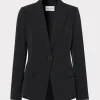Coats & Jackets-MILLY Avery Cady Blazer Black