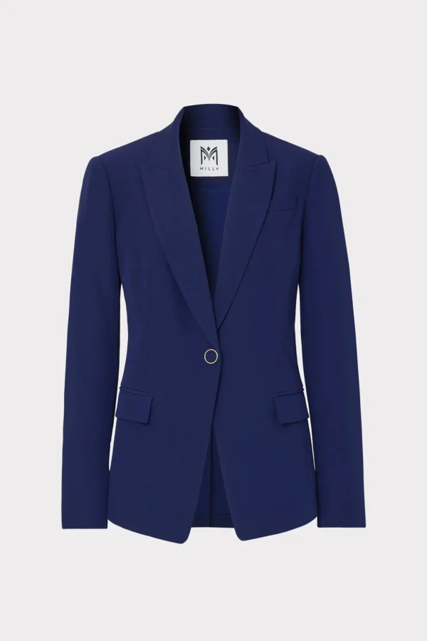 Matching Sets-MILLY Avery Cady Blazer Navy