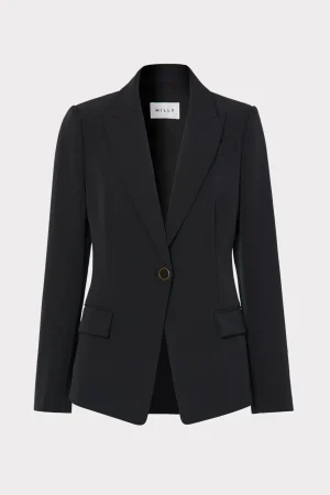 avery_cady_blazer_0-12.webp Matching Sets-MILLY Avery Cady Blazer Black