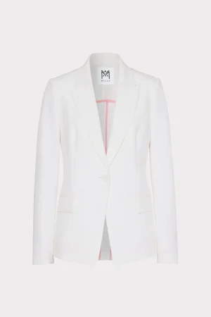 avery_cady_blazer_0-14.webp Matching Sets-MILLY Avery Cady Blazer Ecru