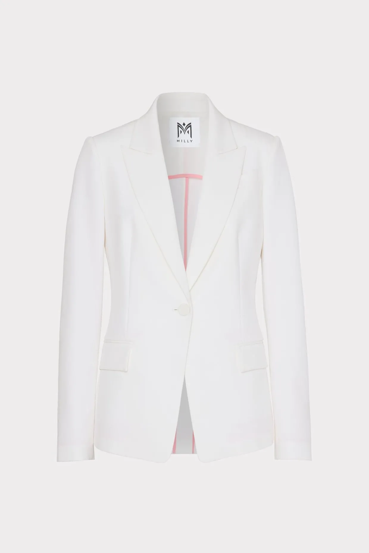Jumpsuits & Rompers-MILLY Avery Cady Blazer Ecru