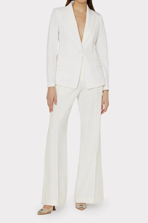 Jumpsuits & Rompers-MILLY Avery Cady Blazer Ecru