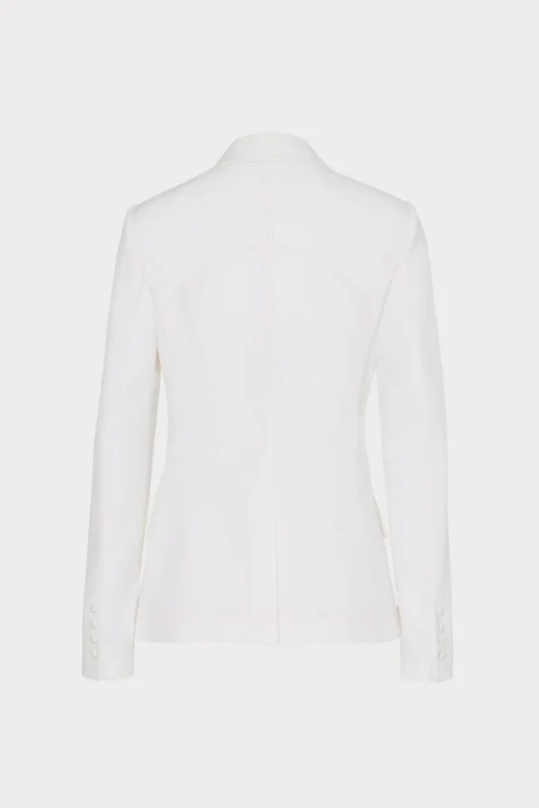 Matching Sets-MILLY Avery Cady Blazer Ecru