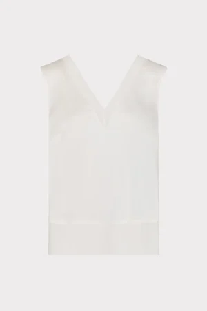 avianna_satin_sleeveless__0-3.webp Tops-MILLY Avianna Satin Sleeveless Top White
