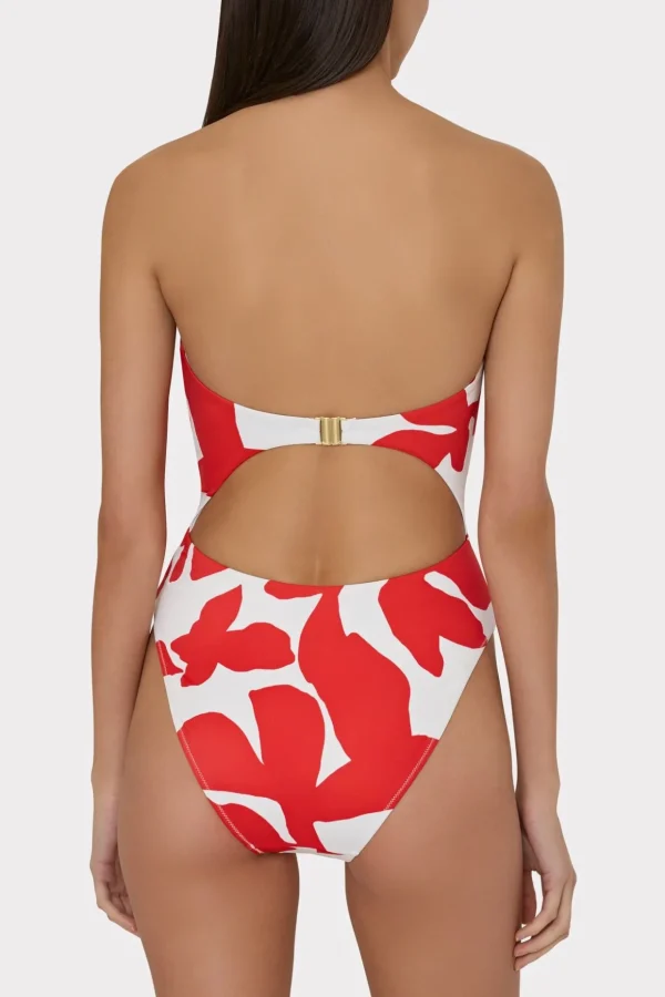 beach_diva_grand_foliage__2.webp One Piece Swimsuits-MILLY Beach Diva Grand Foliage Printed One Piece Red/White