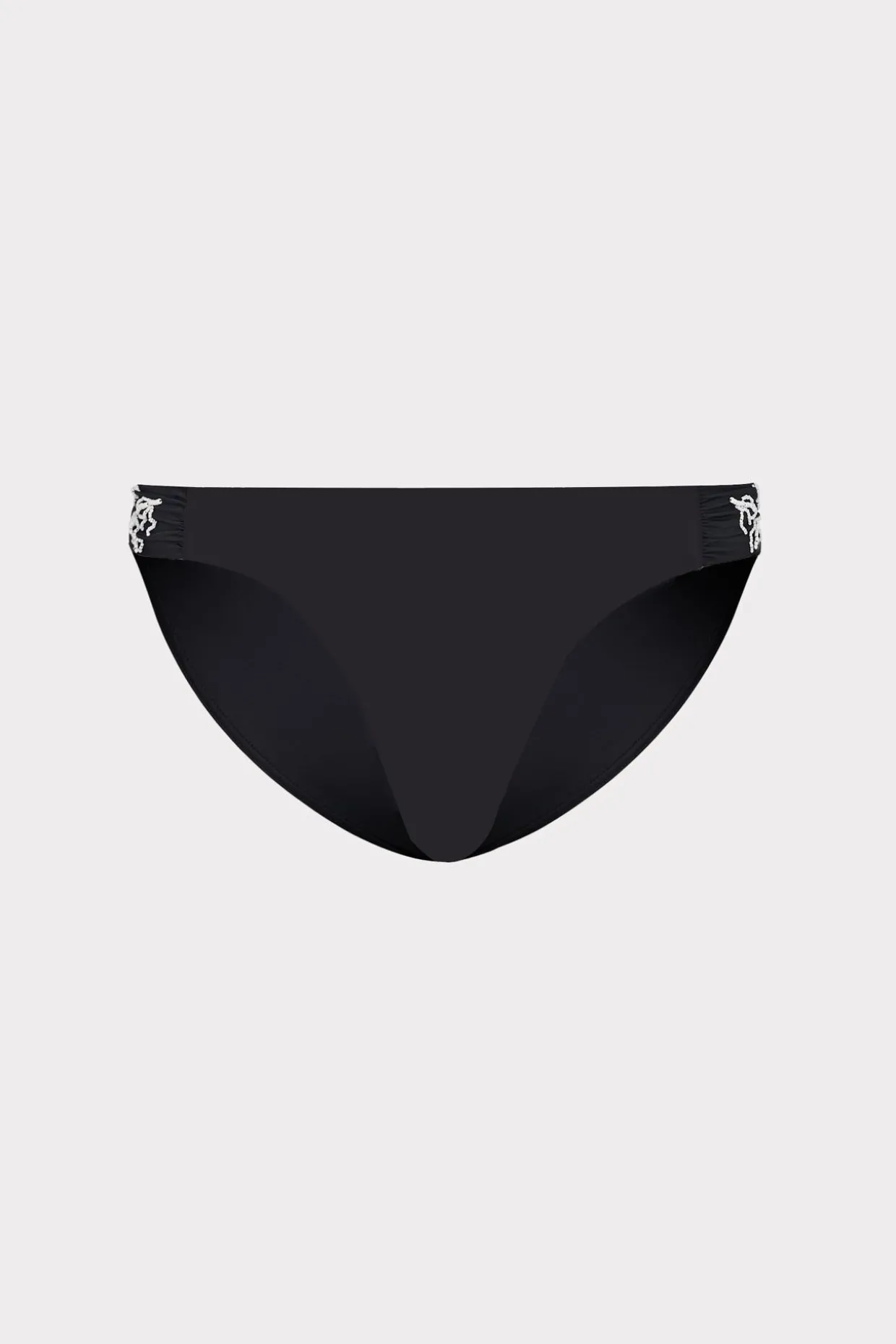 beaded_applique_bikini_bo_0.webp Jumpsuits & Rompers-MILLY Beaded Applique Bikini Bottom With Side Tabs Black
