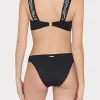Jumpsuits & Rompers-MILLY Beaded Applique Bikini Bottom With Side Tabs Black