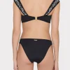 Jumpsuits & Rompers-MILLY Beaded Applique Bikini Bottom With Side Tabs Black
