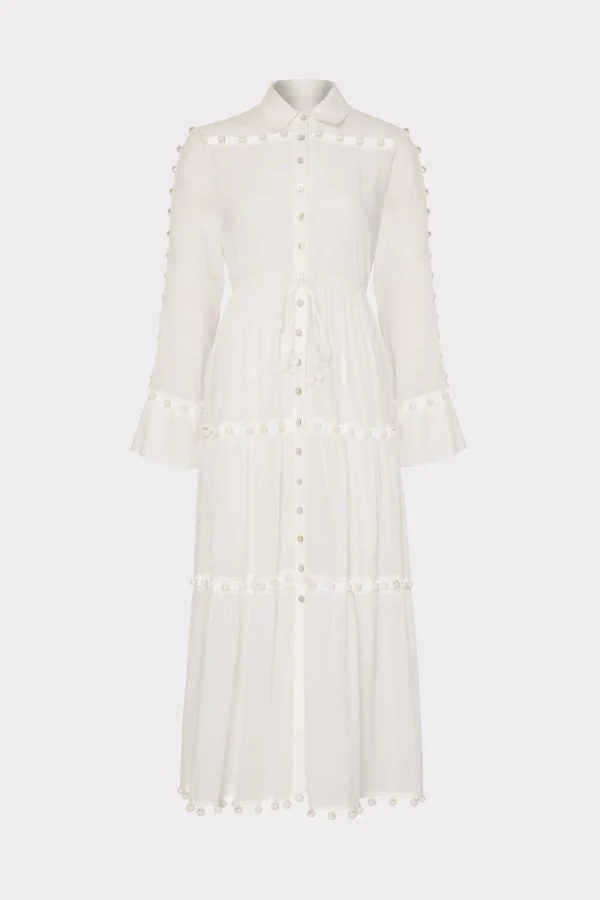 beaded_cotton_voile_cover_0.webp Cover-Ups-MILLY Beaded Cotton Voile Cover-Up Dress White