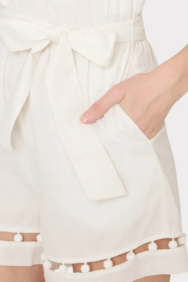 beaded_cotton_voile_rompe_2.webp Cover-Ups-MILLY Beaded Cotton Voile Romper White