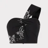 Jumpsuits & Rompers-MILLY Beaded Embroidery Top Black