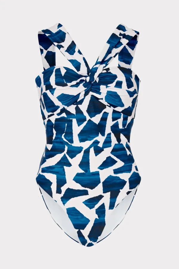 betsy_ocean_puzzle_bandea_0.webp One Piece Swimsuits-MILLY Betsy Ocean Puzzle Bandeau One Piece Navy Multi
