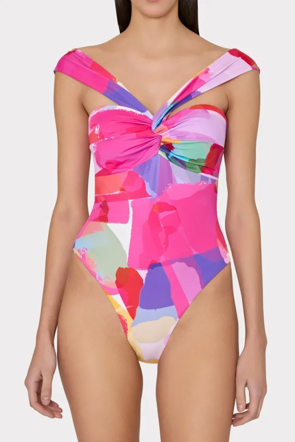 betsy_rainbow_waterfall_d_2-1.webp Jumpsuits & Rompers-MILLY Betsy Rainbow Waterfall Draped Bandeau One Piece Multi