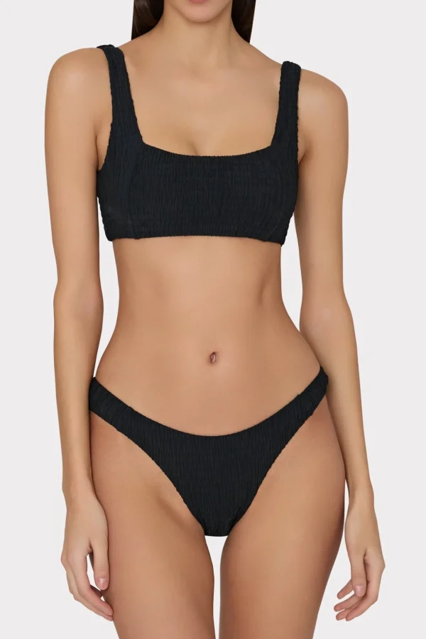 bikini_bottom_with_smocki_1.webp Jumpsuits & Rompers-MILLY Bikini Bottom With Smocking Black
