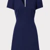 Jumpsuits & Rompers-MILLY Cady Atalie Dress Navy