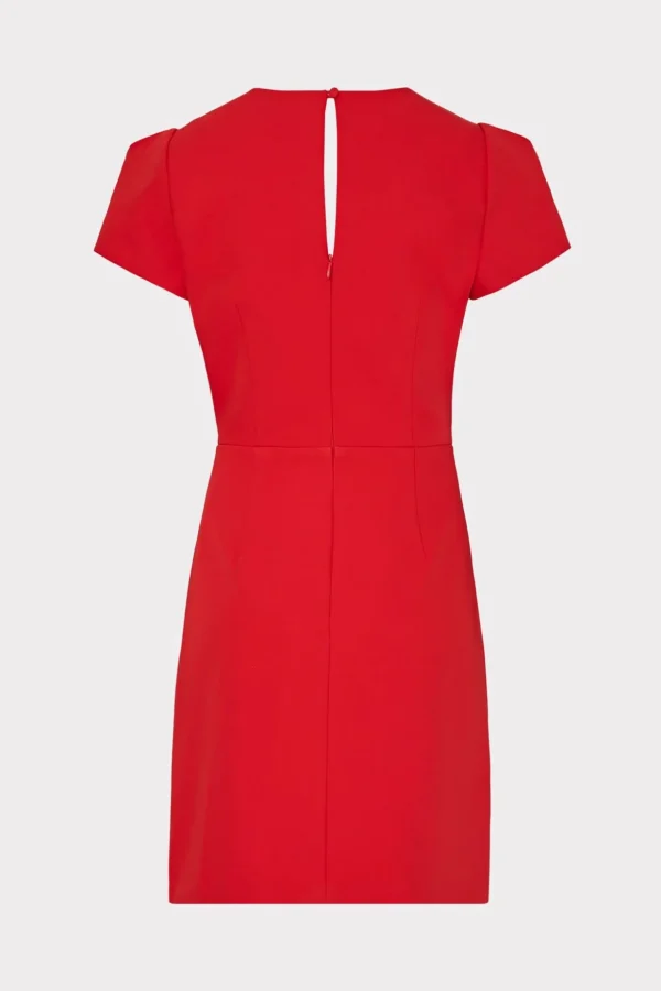 Mini Dresses-MILLY Cady Atalie Dress Red