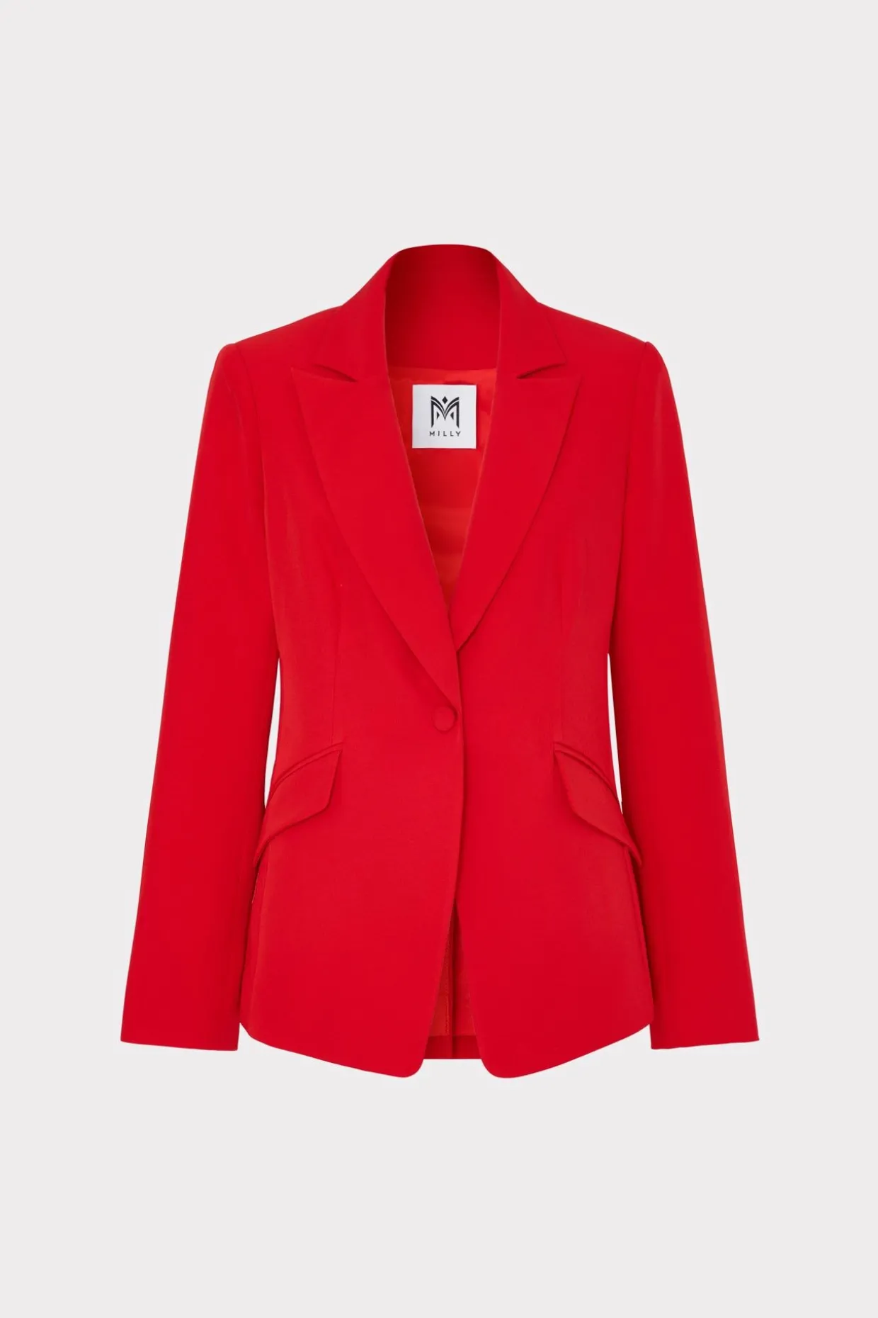 Jumpsuits & Rompers-MILLY Cady Blazer Red