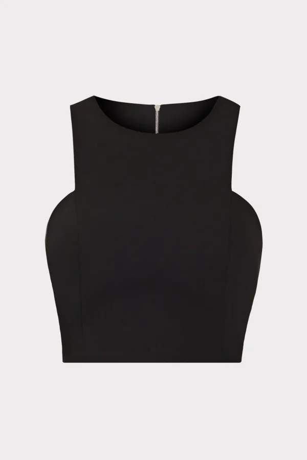 cady_sleeveless_crop_top_0-4.webp Tops-MILLY Cady Sleeveless Crop Top Black