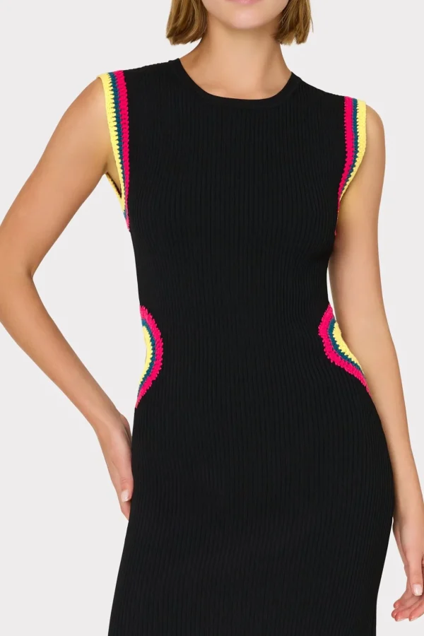 crochet_cut_out_mini_dres_2-1.webp Sweaters & Knits-MILLY Crochet Cut Out Mini Dress Black Multi