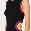 crochet_cut_out_mini_dres_3-4.webp Mini Dresses-MILLY Crochet Cut Out Mini Dress Black Multi