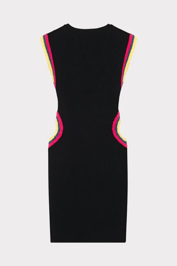 crochet_cut_out_mini_dres_4-1.webp Sweaters & Knits-MILLY Crochet Cut Out Mini Dress Black Multi