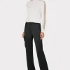 Tops-MILLY Crystal Racer Turtleneck Ecru