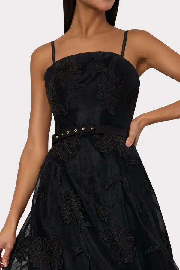 d_butterfly_embroidery_sp_2-2.webp Evening Gowns-MILLY 3D Butterfly Embroidery Spaghetti Strap Dress Black