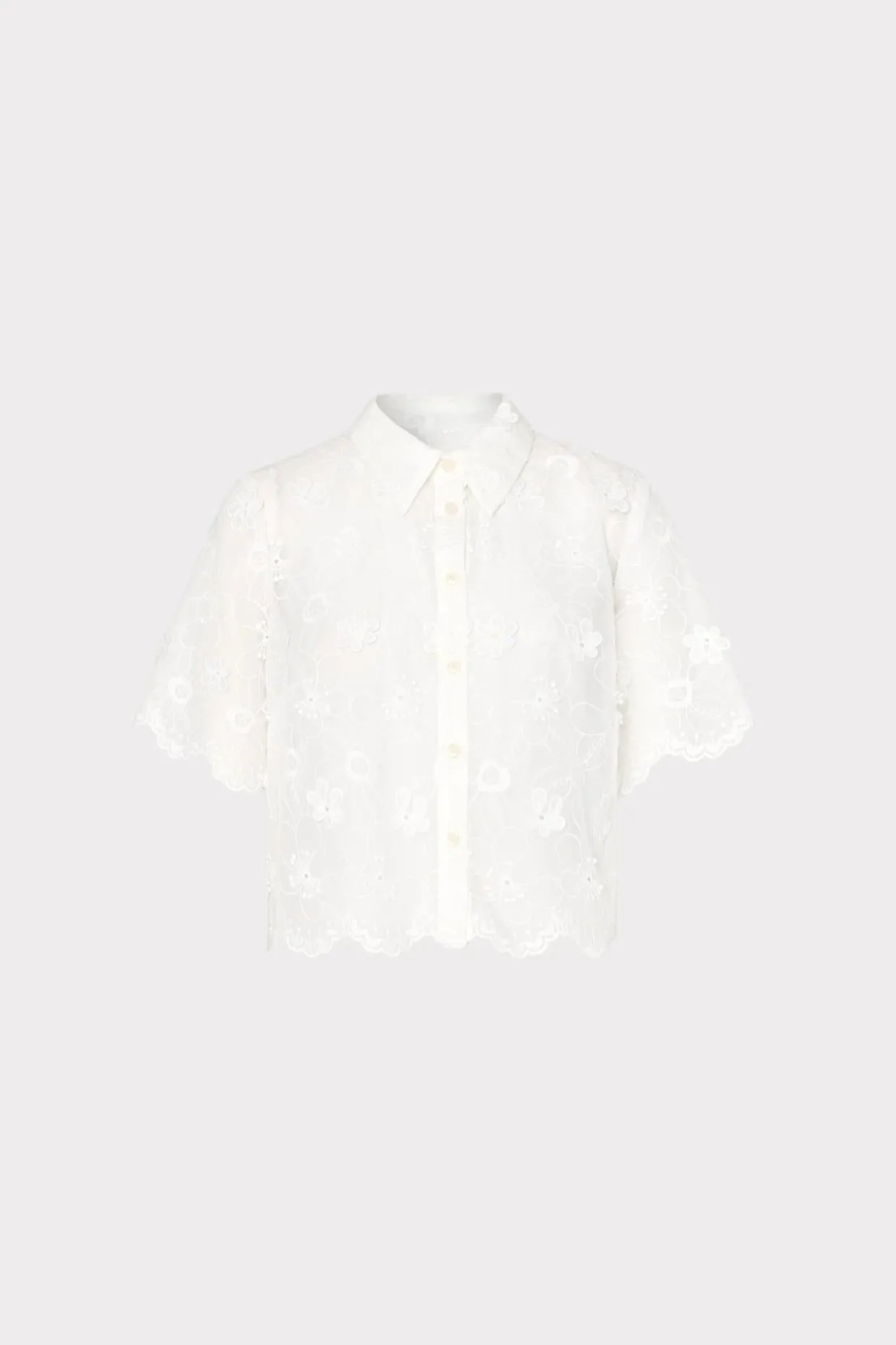 d_floral_cotton_eyelet_bu_0-1.webp Jumpsuits & Rompers-MILLY 3D Floral Cotton Eyelet Button Up Top White