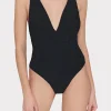 deep_dive_one_piece_with__1-1.webp Jumpsuits & Rompers-MILLY Deep Dive One Piece With Smocking Black