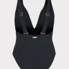 deep_dive_one_piece_with__4-1.webp Jumpsuits & Rompers-MILLY Deep Dive One Piece With Smocking Black