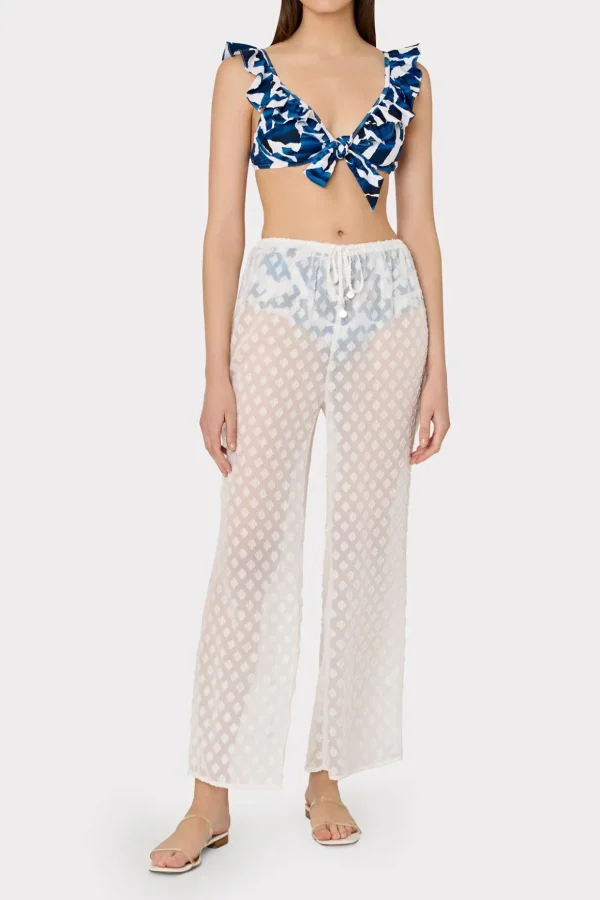 diamond_jacquard_coverup__1.webp Cover-Ups-MILLY Diamond Jacquard Coverup Pants White/Gold