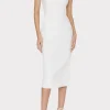 draped_one_shoulder_linen_1-2.webp Guest Of Dresses-MILLY Draped One Shoulder Linen Dress White